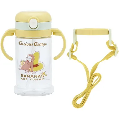 【メーカー取寄】ＫＳＨＷ２Ｎ 折りたたみストローマグ おさるのジョージ２４