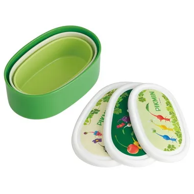 【メーカー取寄】ＳＲＳ３ＳＡＧ 抗菌シール容器３Ｐセット ピクミン