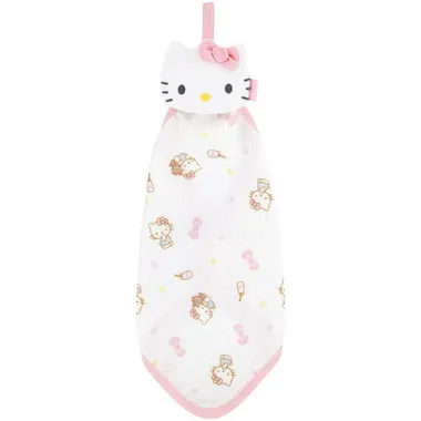 【メーカー取寄】ＢＭＴ１ マスコット付きタオル ハローキティ