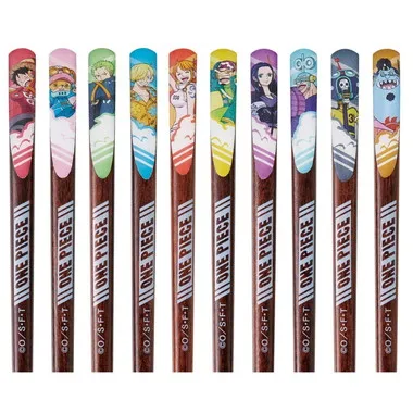 【メーカー取寄】ＡＮＮＴＳ４ＢＯＸ 天削げ箸１０本セット　ワンピース２４