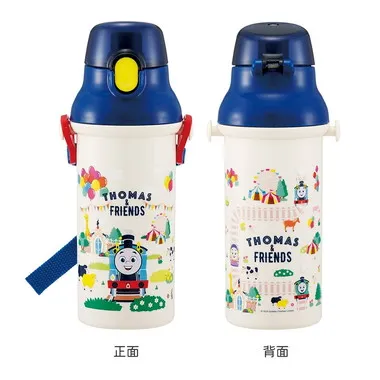 【メーカー取寄】ＰＳＢ５ＳＡＮＡＧ 抗菌食洗器対応直飲みプラワンタッチボトル きかんしゃトーマス