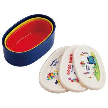 【メーカー取寄】ＳＲＳ３ＳＡＧ 抗菌シール容器３Ｐセット きかんしゃトーマス