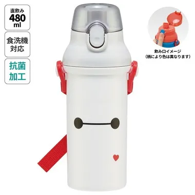 【メーカー取寄】ＰＳＢ５ＳＡＮＡＧ 抗菌直飲プラボトル ベイマックス（２５）