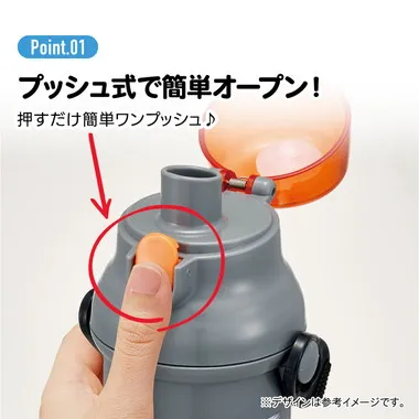 【メーカー取寄】ＰＳＢ５ＳＡＮＡＧ 抗菌食洗機直飲みプラワンタッチボトル　ＮＡＲＵＴＯ