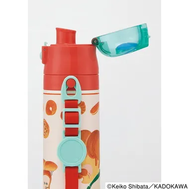 【メーカー取寄】ＳＫＤＣ４ 超軽量コンパクト２ＷＡＹステンレスボトル　パンどろぼう