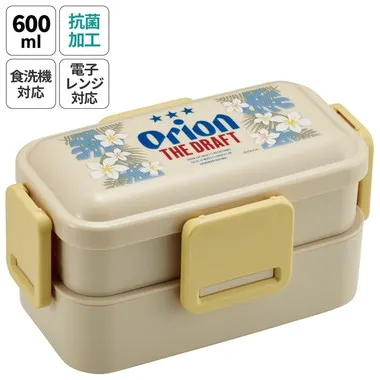 【メーカー取寄】ＰＦＬＷ４ＡＧ 抗菌食洗機対応ふわっと弁当箱２段　オリオンビール