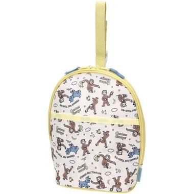 【メーカー取寄】ＢＨＭＣ２ ツイン哺乳瓶ポーチ おさるのジョージ