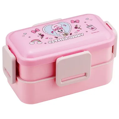 【メーカー取寄】ＰＦＬＷ４ ２段ふわっと弁当箱 エスターバニー