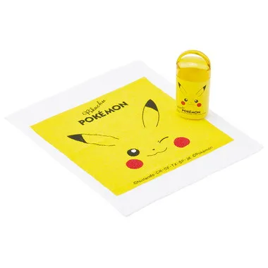 【メーカー取寄】ＯＡ５ ケース付おしぼり ピカチュウＦ２５