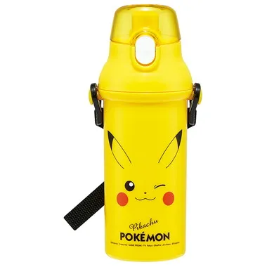 【メーカー取寄】ＰＳＢ５ＳＡＮ 直飲プラワンタッチボトル ピカチュウＦ２５
