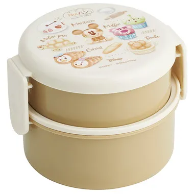 【メーカー取寄】ＯＮＷＲ１ 丸型ランチボックス２段 Ｎｕｉパン