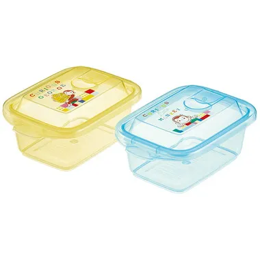 【メーカー取寄】ＦＣＮＦ１Ｗ エアー弁ふわっと保存容器Ｍ　ジョージ　ブロック