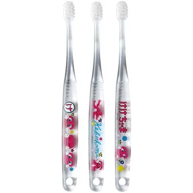 【メーカー取寄】ＴＢＣＲ４Ｔ クリア歯ブラシ３本セット　けけちゃま