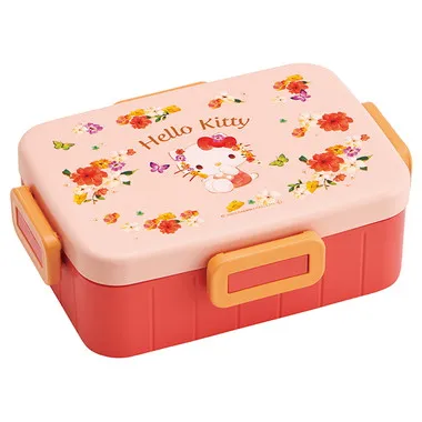 【メーカー取寄】ＹＺＦＬ７ ４点ロックランチボックス ＫＴパステル水彩花柄