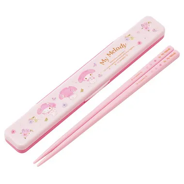 【メーカー取寄】ＡＢＣ３ 音の鳴らない箸・箸箱セット ＭＭパステル水彩花柄