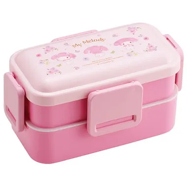 【メーカー取寄】ＰＦＬＷ４ ２段ふわっと弁当箱 ＭＭパステル水彩花柄