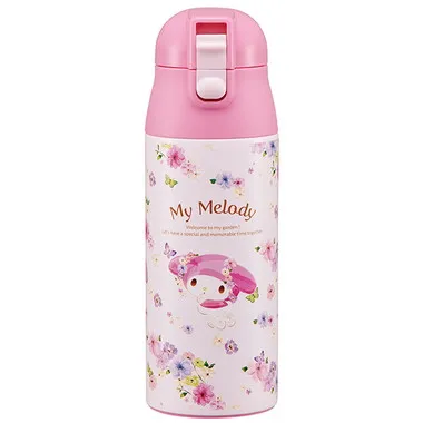 【メーカー取寄】ＳＤＰＣ４ 超軽量ワンプッシュステンマグ ＭＭパステル水彩花柄