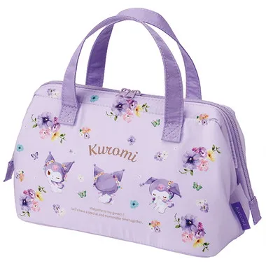 【メーカー取寄】ＫＧＡ１ がま口型ランチバッグ ＫＵパステル水彩花柄