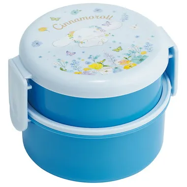 【メーカー取寄】ＯＮＷＲ１ 丸型ランチボックス２段 ＣＮパステル水彩花柄