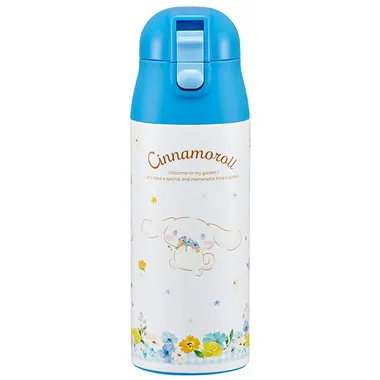 【メーカー取寄】ＳＤＰＣ４ 超軽量ワンプッシュステンマグ ＣＮパステル水彩花柄