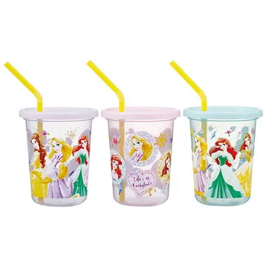 【メーカー取寄】ＳＩＨ３ＳＴ ストロー付タンブラー３個 プリンセス（２６）