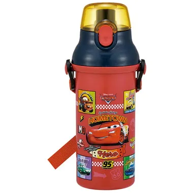 【メーカー取寄】ＰＳＢ５ＳＡＮ 直飲プラワンタッチボトル カーズ（２６）