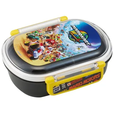 【メーカー取寄】ＱＡＦ２ＢＡ ふわっとタイトランチＢＯＸ　マリオカートワールド