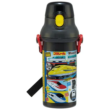 【メーカー取寄】ＰＳＢ５ＳＡＮ 直飲プラワンタッチボトル　プラレール２６