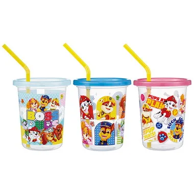 【メーカー取寄】ＳＩＨ３ＳＴ ストロー付タンブラー３個　パウパト２６