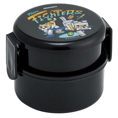 【メーカー取寄】ＯＮＷＲ１ 丸型ランチボックス２段　マイクラ（チーム）