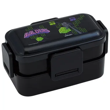 【メーカー取寄】ＰＦＬＷ４ ２段ふわっと弁当箱　マイクラ（チーム）