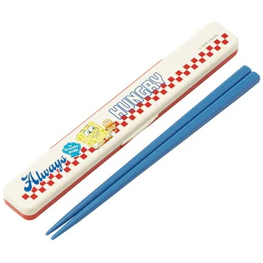 【メーカー取寄】ＡＢＣ３ 音の鳴らない箸・箸箱セット　ＳＢ＿ｈｕｎｇｒｙ