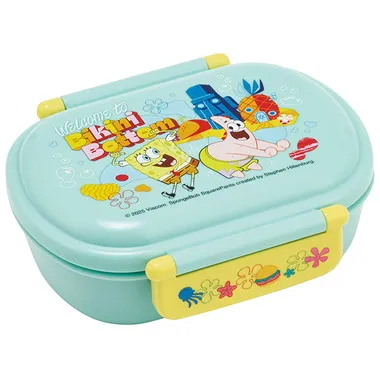 【メーカー取寄】ＱＡＦ２ＢＡ ふわっとタイトランチＢＯＸ　スポンジ・ボブ