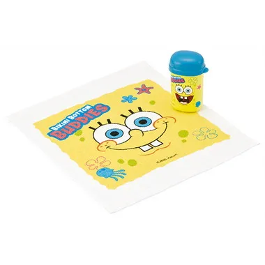 【メーカー取寄】ＯＡ４ おしぼりセット　スポンジ・ボブ