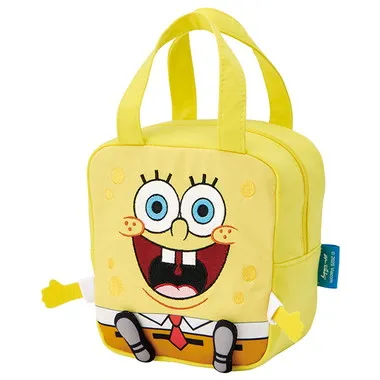 【メーカー取寄】ＫＮＢＤ１ スエット素材ダイカットバッグ　スポンジ・ボブ