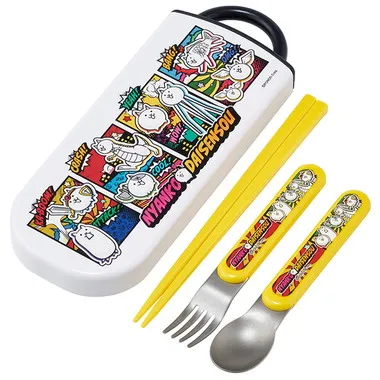 【メーカー取寄】ＴＡＣＣ２ 食洗機対応スライド式トリオ　にゃんこ大戦争２６