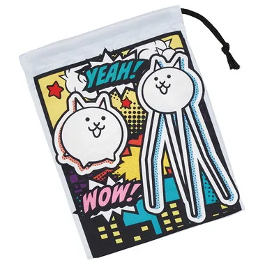 【メーカー取寄】ＫＢ６３ＳＮ コップ袋　にゃんこ大戦争２６