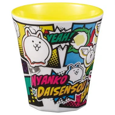 【メーカー取寄】ＭＴＢ２ メラミンタンブラー　にゃんこ２６－ＹＥ