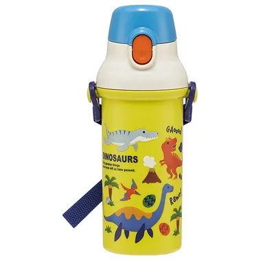 【メーカー取寄】ＰＳＢ５ＳＡＮ 直飲プラワンタッチボトル　ディノ２０２６