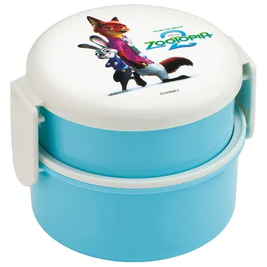 【メーカー取寄】ＯＮＷＲ１ 丸型ランチボックス２段 ズートピア２