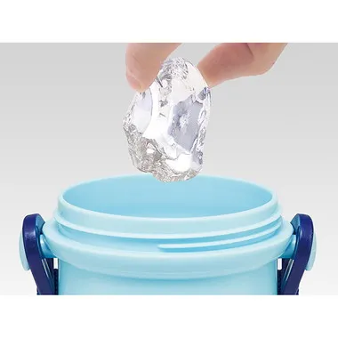 【メーカー取寄】ＰＳＢ５ＳＡＮ 直飲プラワンタッチボトル　ブルーイ