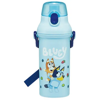 【メーカー取寄】ＰＳＢ５ＳＡＮ 直飲プラワンタッチボトル　ブルーイ