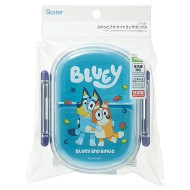 【メーカー取寄】ＱＡＦ２ＢＡ ふわっとタイトランチＢＯＸ　ブルーイ