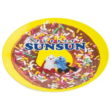 【メーカー取寄】ＭＰＬ２０Ｐ 薄肉メラミンプレート パペットスンスン