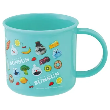 【メーカー取寄】ＫＥ４Ａ 食洗機対応プラコップ パペットスンスン