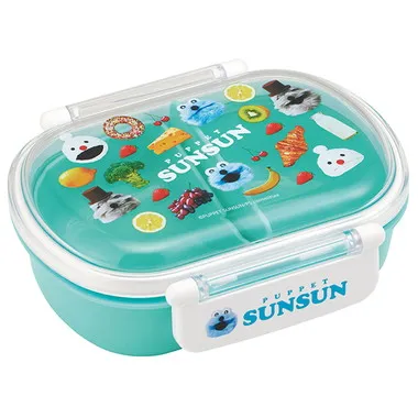 【メーカー取寄】ＱＡＦ２ＢＡ ふわっとタイトランチＢＯＸ パペットスンスン