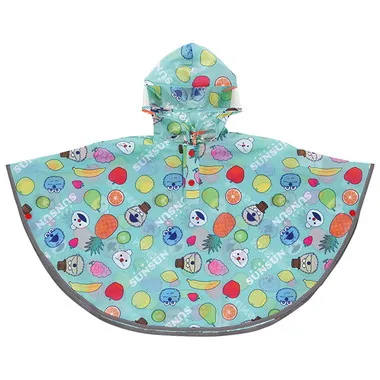 【メーカー取寄】ＲＡＰＯ２ キッズレインポンチョ パペットスンスン