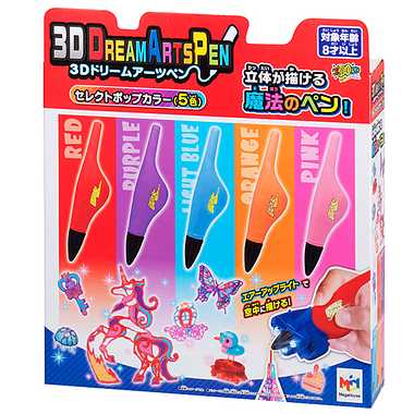 【メーカー取寄】3Dドリームアーツペン セレクトポップカラー (5色)