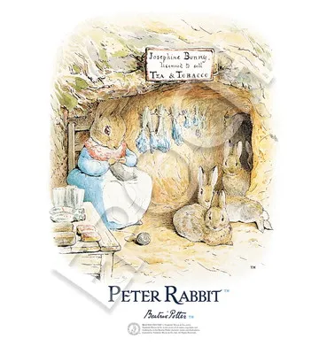 【メーカー取寄】04-021 アートワークス オブ ビアトリクス・ポター(TM)ピーターのおかあさんと３姉妹