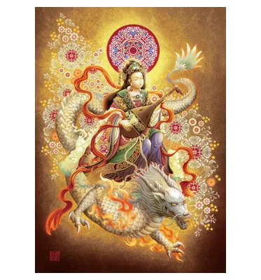 【メーカー取寄】06-106 騎龍弁財天